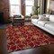 Homeroots 5' X 8' Orange And Gold Geometric Washable Indoor Outdoor Area Rug 613447 - alternate 2