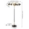 Jonathan Y Vivian 61" 10-Light Mid-Century Modern Iron Medusa Multi Head LED Floor Lamp, Black/Brass Gold JYL3096B - alternate 2