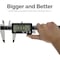 Neiko 6'' Stainless Steel Electronic Digital Caliper, 1 LR44 batteries required. (included) 01401A - alternate 2