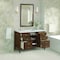 James Martin Vanities Myrrin 48'' Vanity, Mid Century Walnut w/ Ethereal Noctis Silestone Top w/FreePower Wireless Charger 485-V48-WLT-FENC - alternate 2