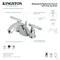 Kingston Brass Widespread Bathroom Faucet with Pop-Up Drain, Brushed Nickel FB8958CML - alternate 2