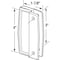 Prime-Line Prime-Line Plastic Outdoor Pull Screen Door A 111 - alternate 2