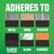 Rust-Oleum Paint, Water Base, Flat Sheen, Flat Earth Brown, 1 qt, 50 to 90 sq-ft/qt Coverage Area 379559 - alternate 2