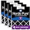 Nordic Pure 12x12x1 Pure Carbon Pleated Air Filter, High Capacity, MERV 8, 4 PK 12x12x1PCP-4 - alternate 1