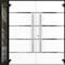 Vdomdoors Metal Double Doors Deux 1105 Black Enamel Mirrored Clear Glass 1 Sidelight Entry Modern Painted 84x DEUX1105DEXD-BLK-W72+12xH80-LH-O - alternate 3