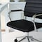 Martha Stewart Piper Upholstered Office Chair in Black/Polished Nickel CH-220921-2-BK-MS - alternate 2