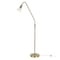 Homeroots 65" Brass Reading Floor Lamp With Clear Transparent Glass Dome Shade 523449 - alternate 3