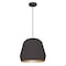 Afx Bronx Medium Base Pendant - 14in Dia. - Black BRXP14MBBKGD - alternate 3