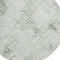 Homeroots 8' Artichoke Green And Ivory Round Geometric Washable Indoor Outdoor Area Rug 588264 - alternate 2