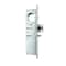 Ecs Hardware Narrow-Stile, 1-1/8in BACKSET, Steel Lock Body Zinc Plated Chrome Plated Latch w/2 Al Faceplates ECSH-ZINC-1-8AL-5A - alternate 1