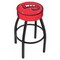 Holland Bar Stool Co 25" Western Kentucky Cushion Seat, Blk Wrinkle Base Swivel Bar Stool L8B125WestKy - alternate 1