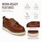 Handpoint Men's 4 in Soft Toe Leather Oxford Work Shoes, 9 H82994D-9 - alternate 2