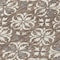 Homeroots 8' Brown Gray And Beige Round Floral Washable Indoor Outdoor Area Rug 595933 - alternate 4