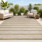 Jonathan Y Bo Modern Farmhouse Wide Stripe Brown/Natural 3 ft. x 5 ft. Indoor/Outdoor Area Rug TSN101A-3 - alternate 1