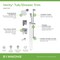 Symmons Verity HydroMersion Double Handle Tub and Shower Trim Kit with Hand Spray (Valve Not Included) 499615TRM - alternate 2