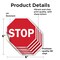 Signmission Stop, 6 inch X 6 inch, Vinyl Decal, 5PK OC-D-5PACK-6-71 - alternate 2