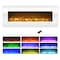 Northwest 50in Wall Mounted Electric Fireplace 10-Color LED Flames Wall Mounted Fireplace Heater 80-WSG02 - alternate 1