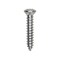 Auveco 10 x 1in with #8 Head Phillips Oval Head Tapping Screw Zinc, 100PK 2578 - alternate 1