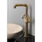 Kingston Brass Double-Handle Vessel Sink Faucet, Brushed Brass LS6603RX - alternate 2
