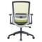 Leisuremod Ingram Office Task Chair with Adjustable Armrests and Swivel and Tilt, Green IO20G - alternate 4