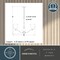 Vaxcel Bellwood 5-Light Satin Nickel Chandelier Glass Shade Dining Room Pendant Fixture H0312 - alternate 3