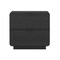 Manhattan Comfort Chrystie 26in Nightstand in Black (2-Drawer) NS016-BK - alternate 2