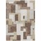 Homeroots 5' X 8' Brown Ivory And Taupe Geometric Washable Indoor Outdoor Area Rug 613200 - alternate 4
