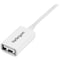 Startech.Com 1m White USB 2.0 Extension Cable Cord - A to A - USB Male to Female Cable - 1x USB A M, 1x USB A USBEXTPAA1MW - alternate 2