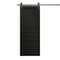 Sartodoors Modern Barn Door 28 x 84 inches, Ego 5012 Painted Black Oak, 6.6FT Rail Track Heavy Hardware Set ,  EGO5012BD-B-CHK-2884 - alternate 1