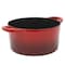 Crock Pot 3 Quart Enameled Cast Iron Dutch Oven With Borosilicate Lid in Red 750123696M - alternate 3