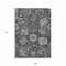 Homeroots 9' X 12' Gray And Ash Gray Damask Washable Indoor Outdoor Area Rug 609076 - alternate 2