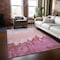 Homeroots 8' X 10' Blush And Pink Abstract Washable Indoor Outdoor Area Rug 613623 - alternate 2