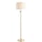 Jonathan Y Vaughn 60" Modern Metal/Resin LED Floor Lamp, Brass Gold/White JYL1093A - alternate 1