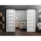 Sartodoors Double Barn Interior Door, 64" x 84", White QUADRO4088DB-WS-6484 - alternate 3