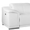 Homeroots White Italian Leather Power Reclining U Shaped Seven Piece Corner Sectional With Console 366363 - alternate 4