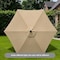 Simple Deluxe 7.5ft Patio Umbrella Outdoor Table Market Yard Umbrella with Push Button Tilt/Crank, 6 Sturdy Ribs LGBRLA7TAN - alternate 2