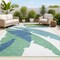 Jonathan Y Shelby Coastal Vintage Abstract Palm Leaf Green/Cream 3 ft. x 5 ft. Indoor/Outdoor Area Rug TSN403B-3 - alternate 1