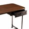 Homeroots 50" Brown And Silver Writing Desk With Two Drawers 402026 - alternate 2