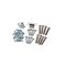 Global Door Controls 4 in Leaf W x 2 in Leaf H, Silver THI-1195LFHD-AL - alternate 4