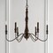 Jonathan Y Victoria 29" 6-Light Rustic Midcentury Iron LED Chandelier, Brown JYL7597A - alternate 2