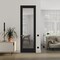 Sartodoors Hidden Door Planum 2102 Black 24x80 Solid Core Modern Interior PLANUM2102MF-BLK-24x80-RH-I - alternate 1