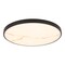 Vaxcel Aurelia 16-in Matte Black Contemporary Round LED Flush Mount Ceiling Light Alabaster Shade C0356 - alternate 1