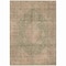 Homeroots 8' X 10' Artichoke Green And Beige Medallion Washable Indoor Outdoor Area Rug 616445 - alternate 3