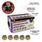 Performance Tool 5 pc. Emery Cloth Rolls, Assorted Grits, Dispenser Box, 1 in. x 20 ft. W3056 - alternate 3