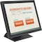Planar PT1545P 15in black touchscreen POS monitor, HID compliant PCAP multi-touch XGA LED LCD, VGA HDMI 997-7413-01 - alternate 1