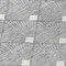 Homeroots 9' X 12' Gray And Ivory Geometric Washable Indoor Outdoor Area Rug 594711 - alternate 2