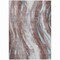Homeroots 9' X 12' Taupe Sky Blue And Ivory Abstract Washable Indoor Outdoor Area Rug 617447 - alternate 4