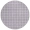 Homeroots 8' Purple And Ivory Round Geometric Washable Indoor Outdoor Area Rug 595591 - alternate 3