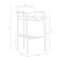 Manhattan Comfort Serene Metal Upholstered Barstool in Turmeric BS1881-TU - alternate 4