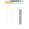 Reso Radiata pine, White, 99 in L, 0.375 in H, 1.25 in W, Primed RMC-887-99-5 - alternate 2